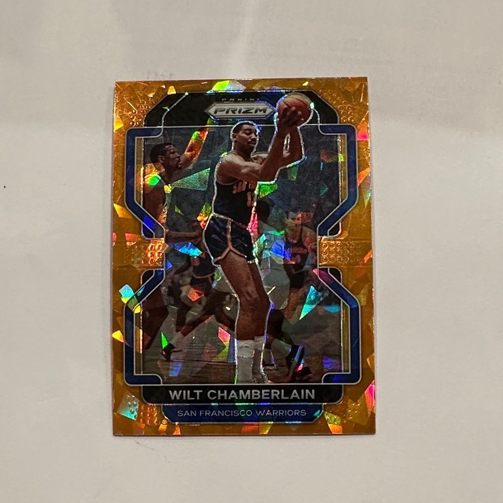 Trading Card - Wilt Chamberlain - Gold Holographic prizm mint